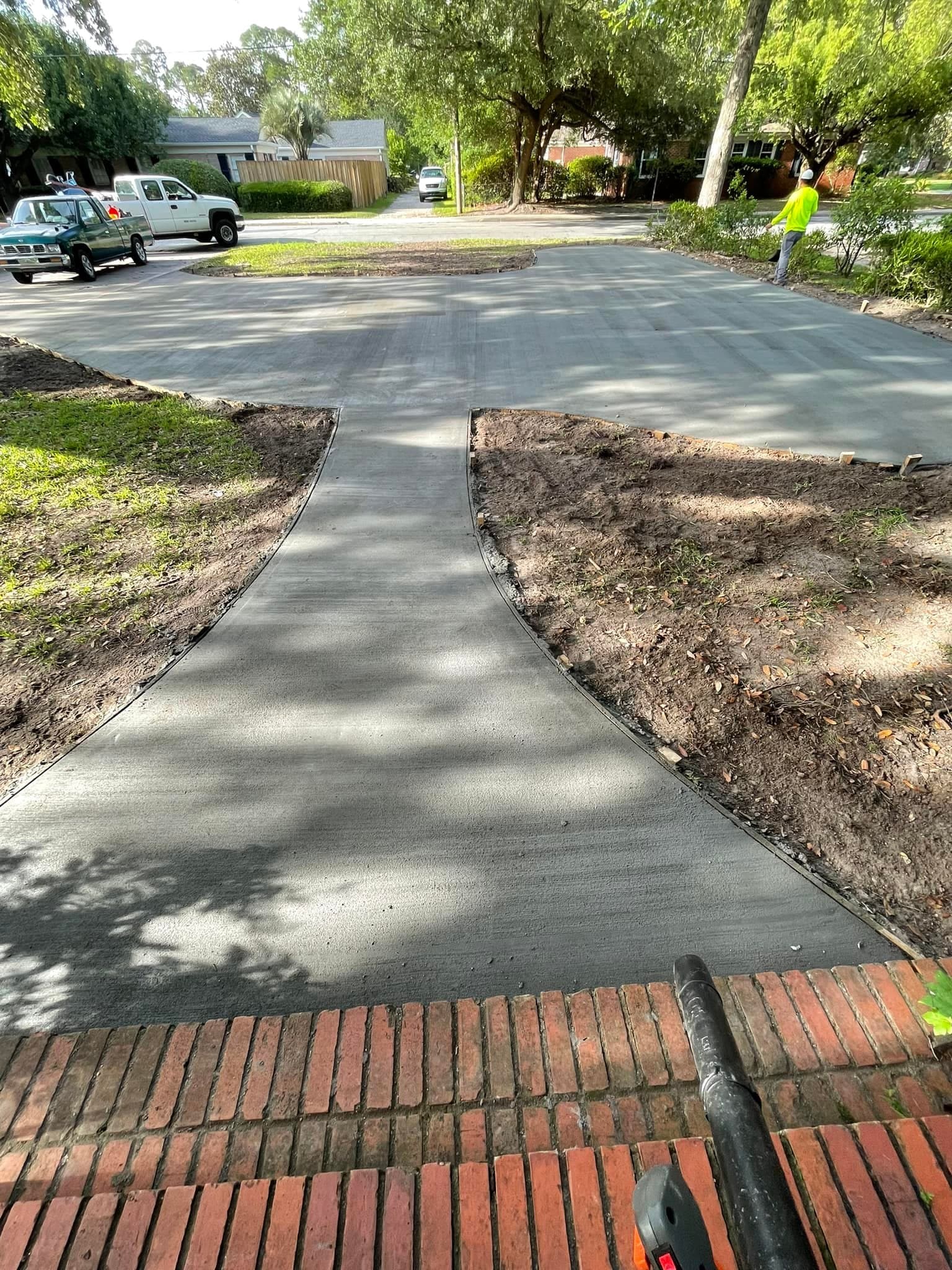 Tigers Hardscape project - concrete